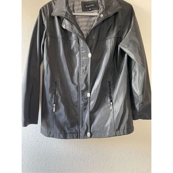 Vintage‎ 90s PU women’s jacket size small - Picture 2 of 8